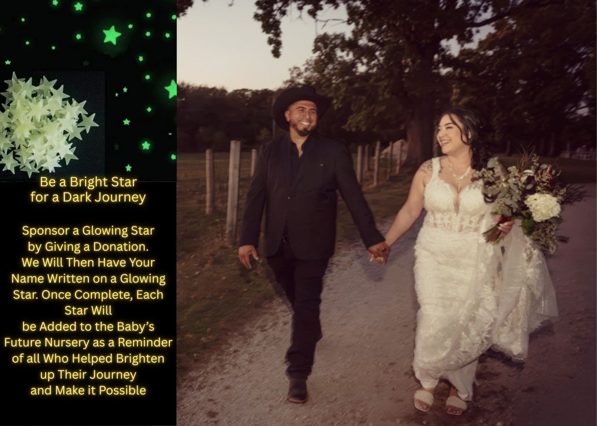 Carissa & Jose’s IVF Glow Sponsorship ⭐️, photo 1 of 5